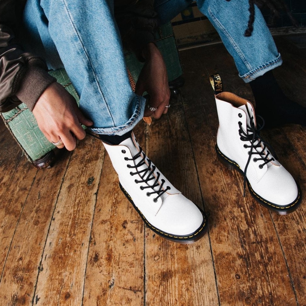 Dr. Martens Women's 1460 W Patent Leather 8Eye Boot - Picture 2 of 6